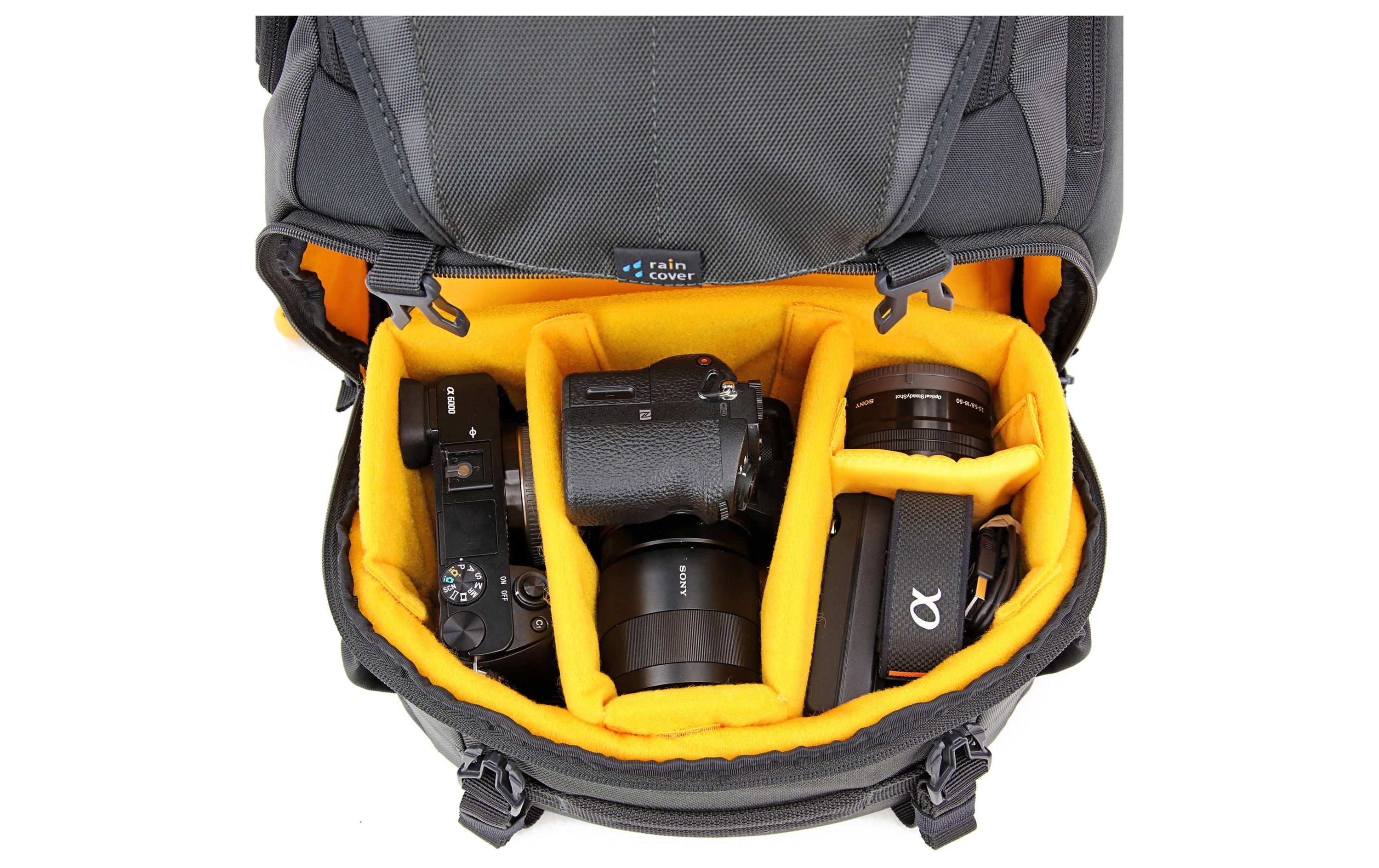 Fotorucksack Alta Sky 45D<br>Professioneller Fotorucksack mit individuell anpassbarem Hauptfach