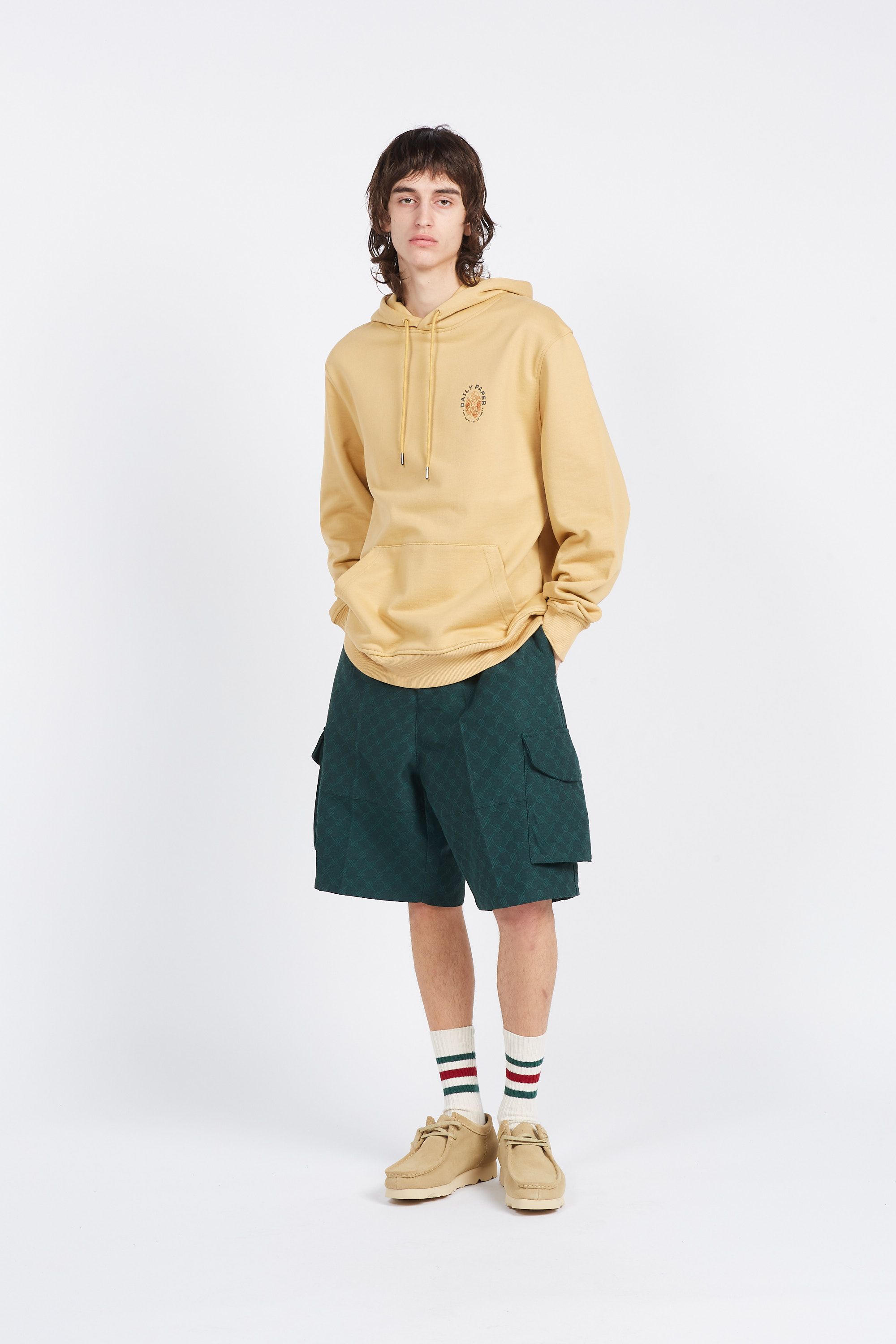Daily Paper Hoodie identity hoodie Beige