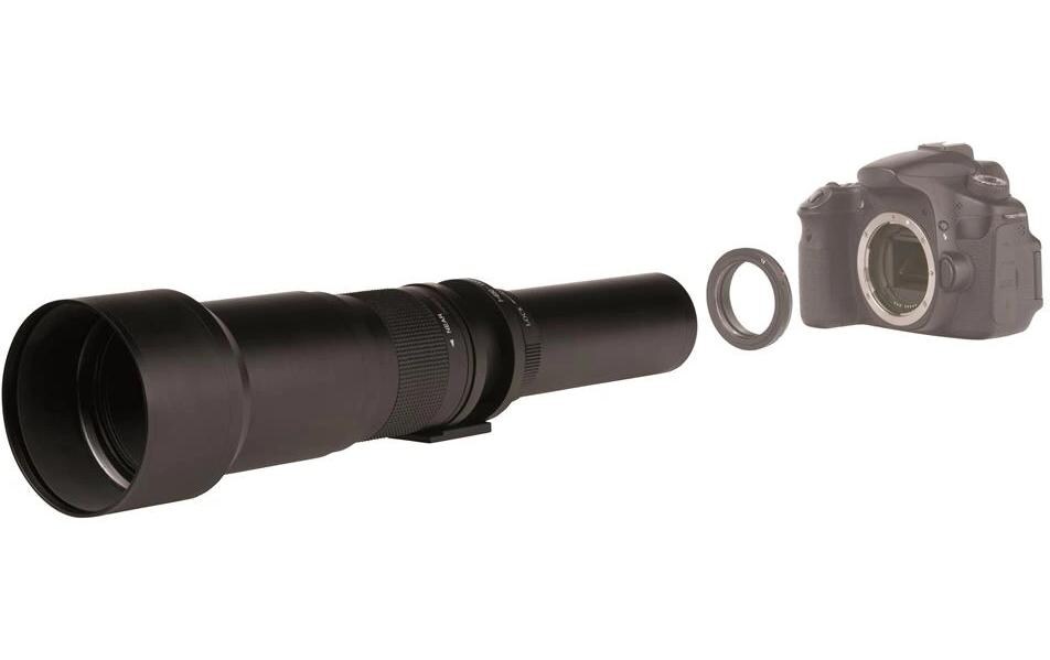 Zoomobjektiv 650-1300mm Dörr T2 - Schwarz<br>Teleobjektiv, das sich für Aufnahmen von Tieren, Natur und Details aus grosser Entfernung eignet