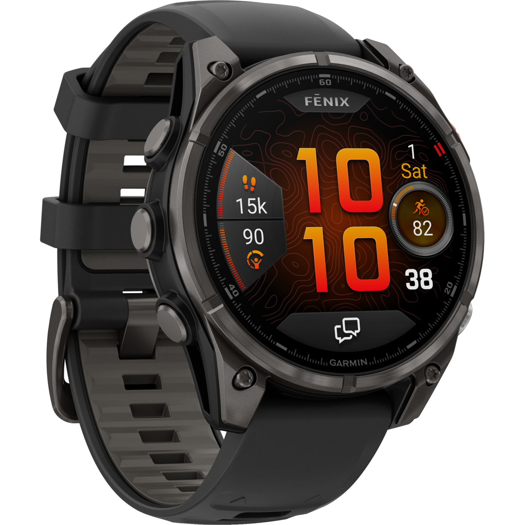 Garmin Fenix 8 Pro - 47mm AMOLED Sapphire Schwarz / Carbongrau