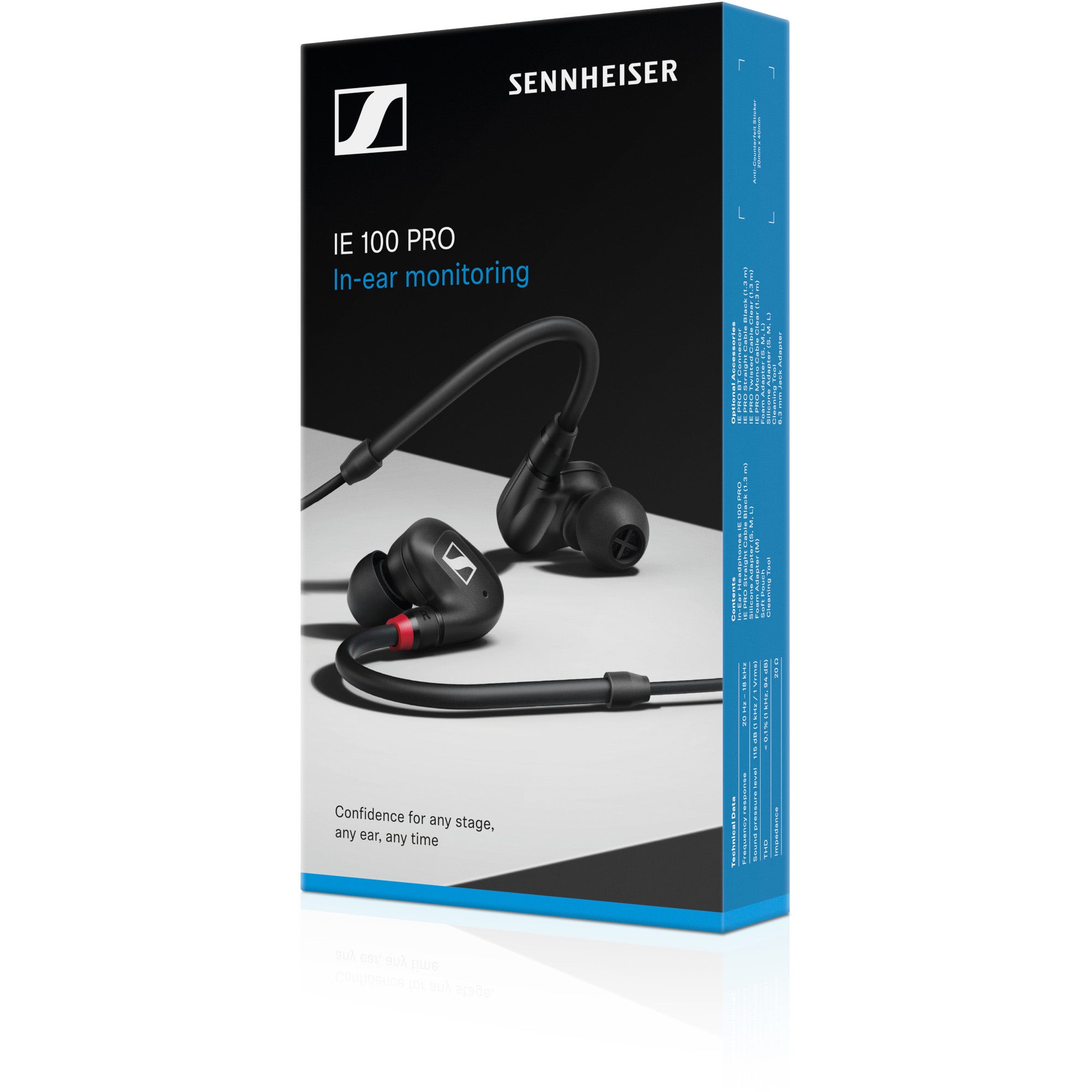 Sennheiser IE 100 PRO Black live in-ear monitors