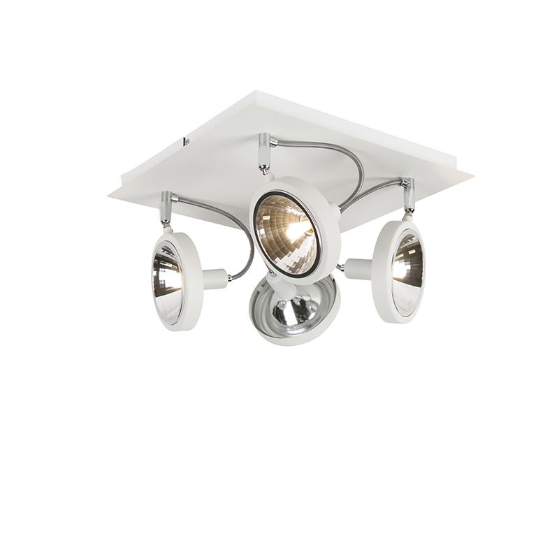 Design spot wit 4-lichts verstelbaar - Nox