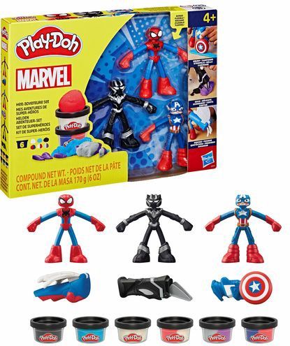 Play-Doh - Marvel Heldenavonturen-set - Klei - 170 Gram