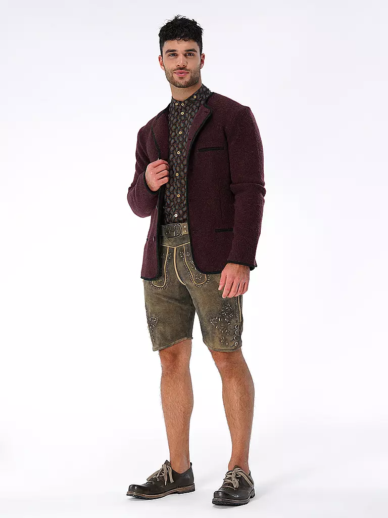 STAPF Jacke - Walker Relaxed Fit BRUNHARD  dunkelrot