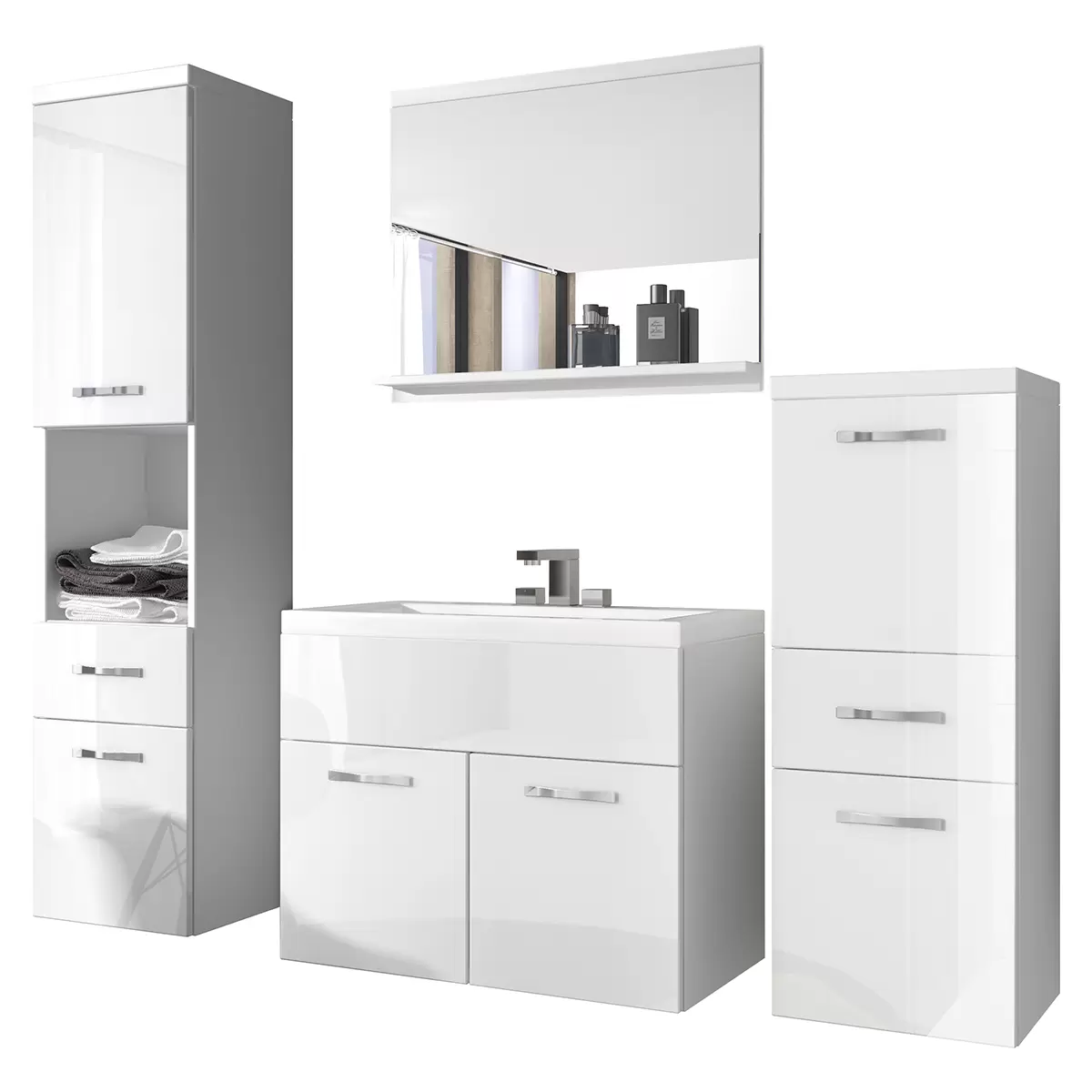 Badezimmer Alba weiss
