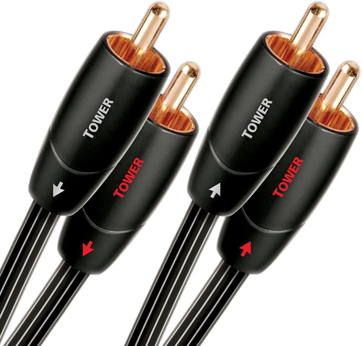 Audioquest Tower RCA (2 x 0,6 m) Câbles RCA/Cinch stéréo