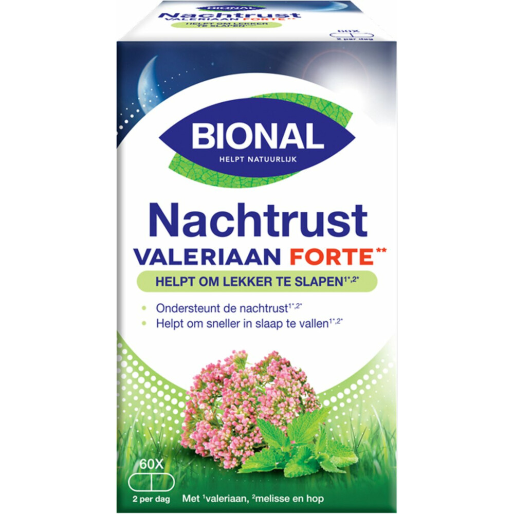 2x Bional Nachtrust Valeriaan Forte60 capsules