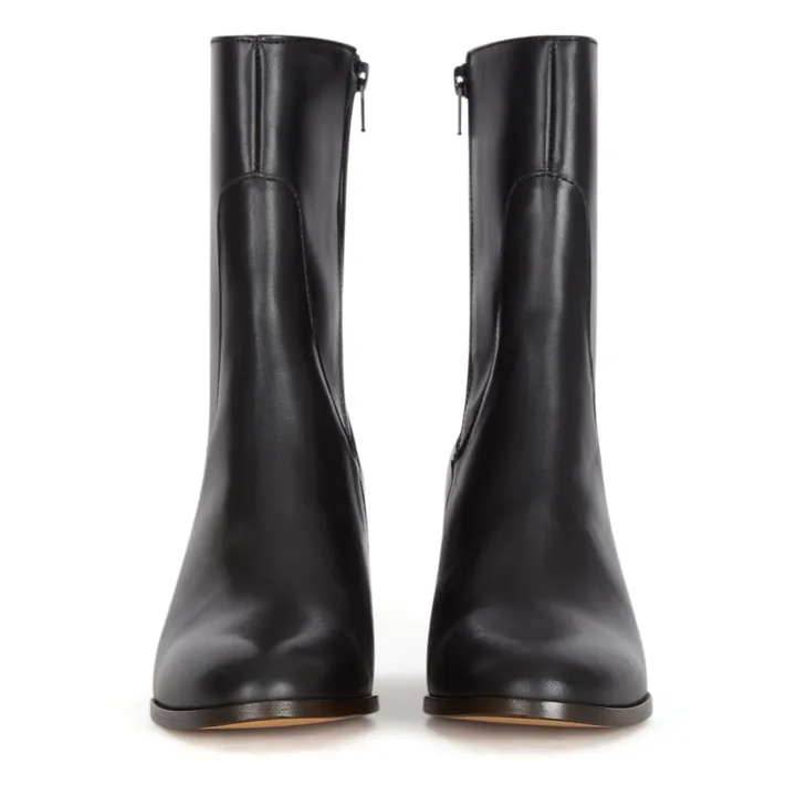 Anthology Paris Bottines Gabrielle Cuir | Noir