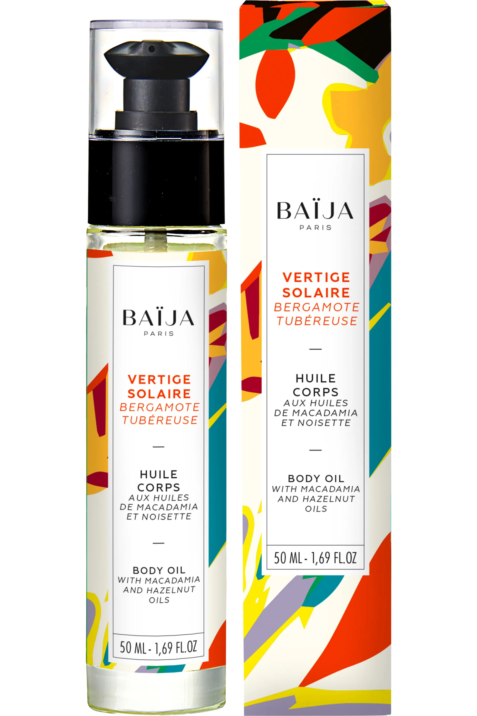 Baïja Huile corps & bain Vertige Solaire-50 ml