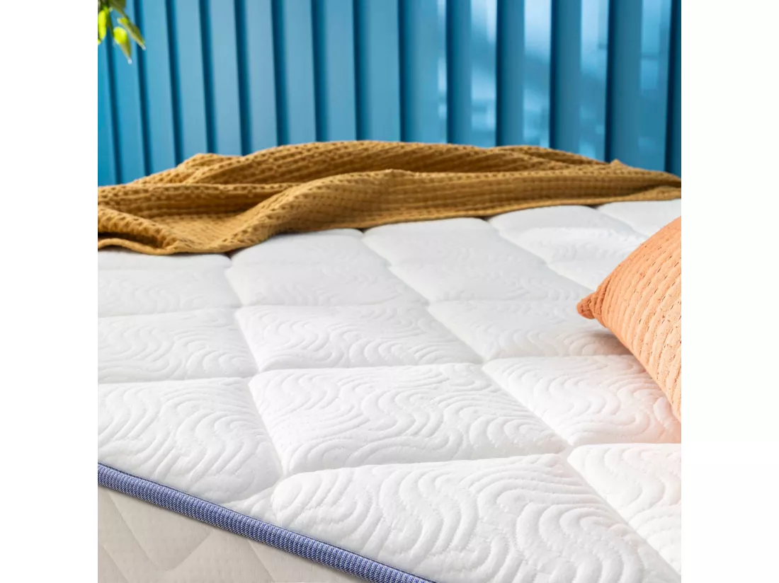 Matelas ressorts ensachés + mousse mémoire Merinos SWEETY 90x190