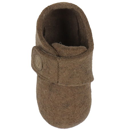 Wheat Hjemmesko - Uld - Marlin Felt - Light Brown
