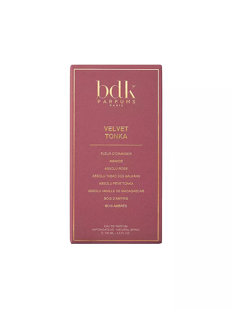 BDK Velvet Tonka Eau de Parfum 100ml keine Farbe
