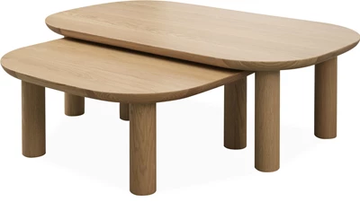 Monsera Sofabord 80 x 33 x 80 cm