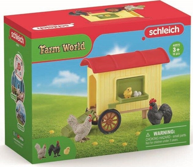 Schleich Farm World - Mobilt Hønsehus - 42572