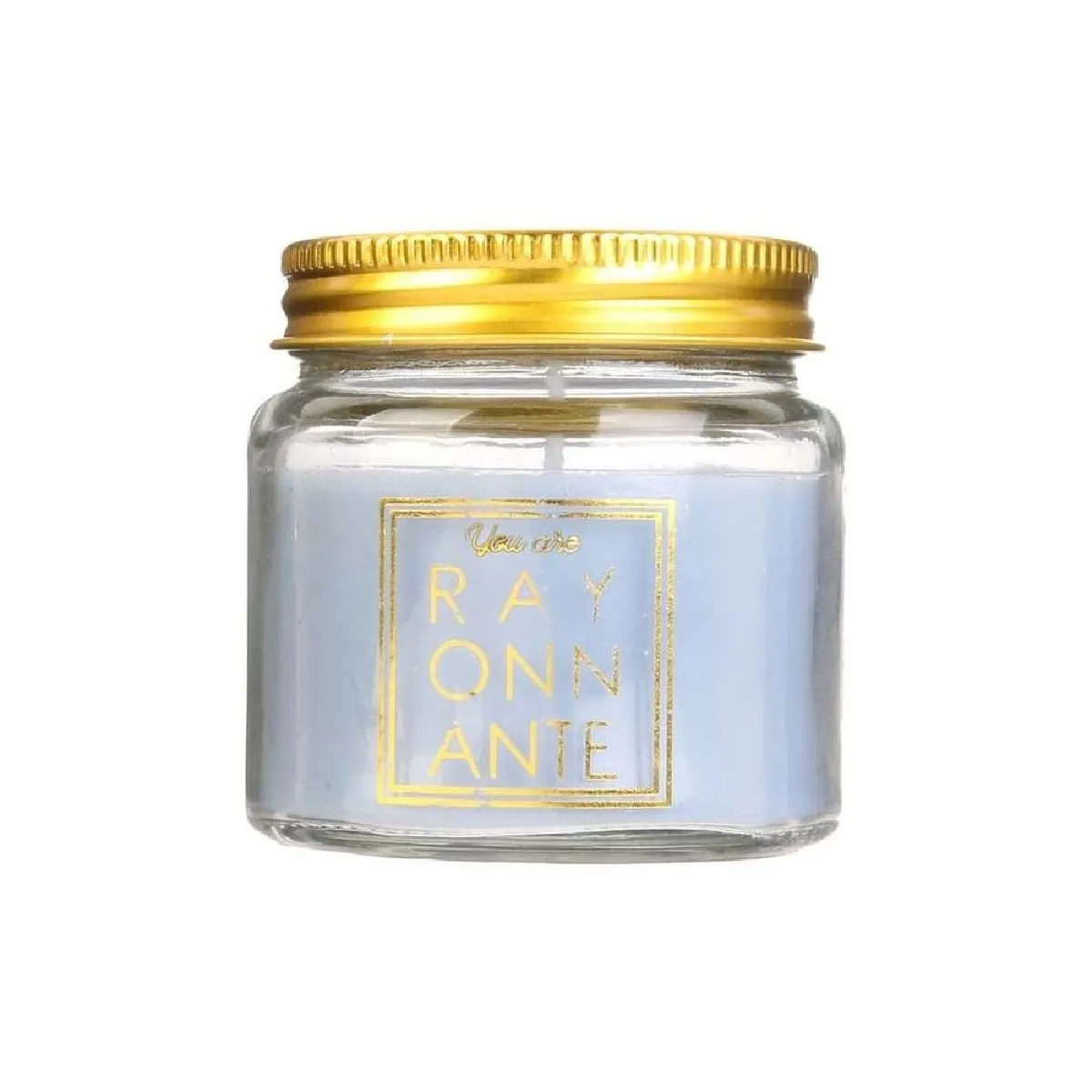 The Home Deco Factory the_home_deco_factory Bougie pot fleur de coton