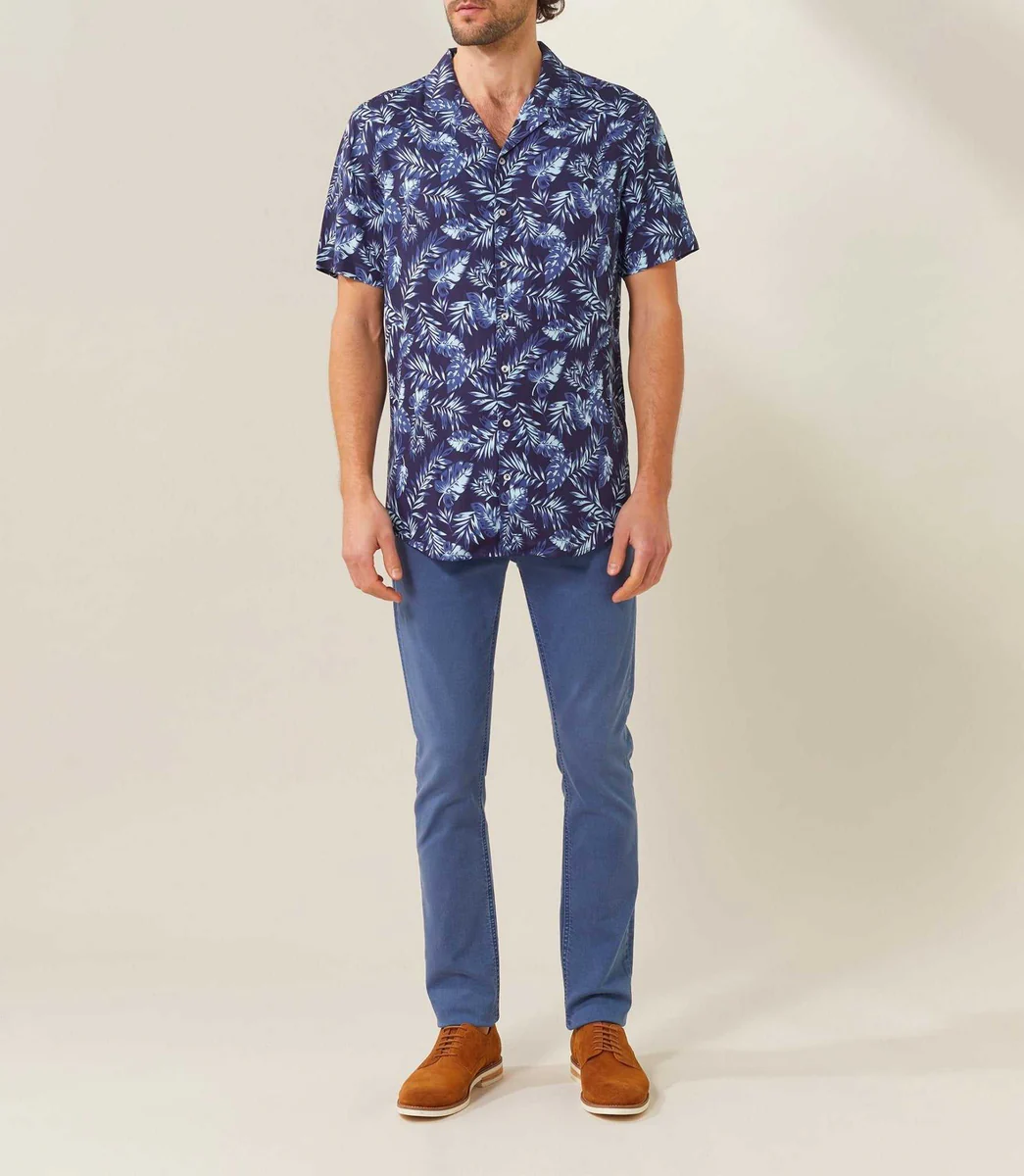 Chemise casual marine 