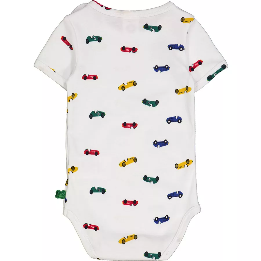 Fred's World Kurzarmbody WhiteCucumberyellow