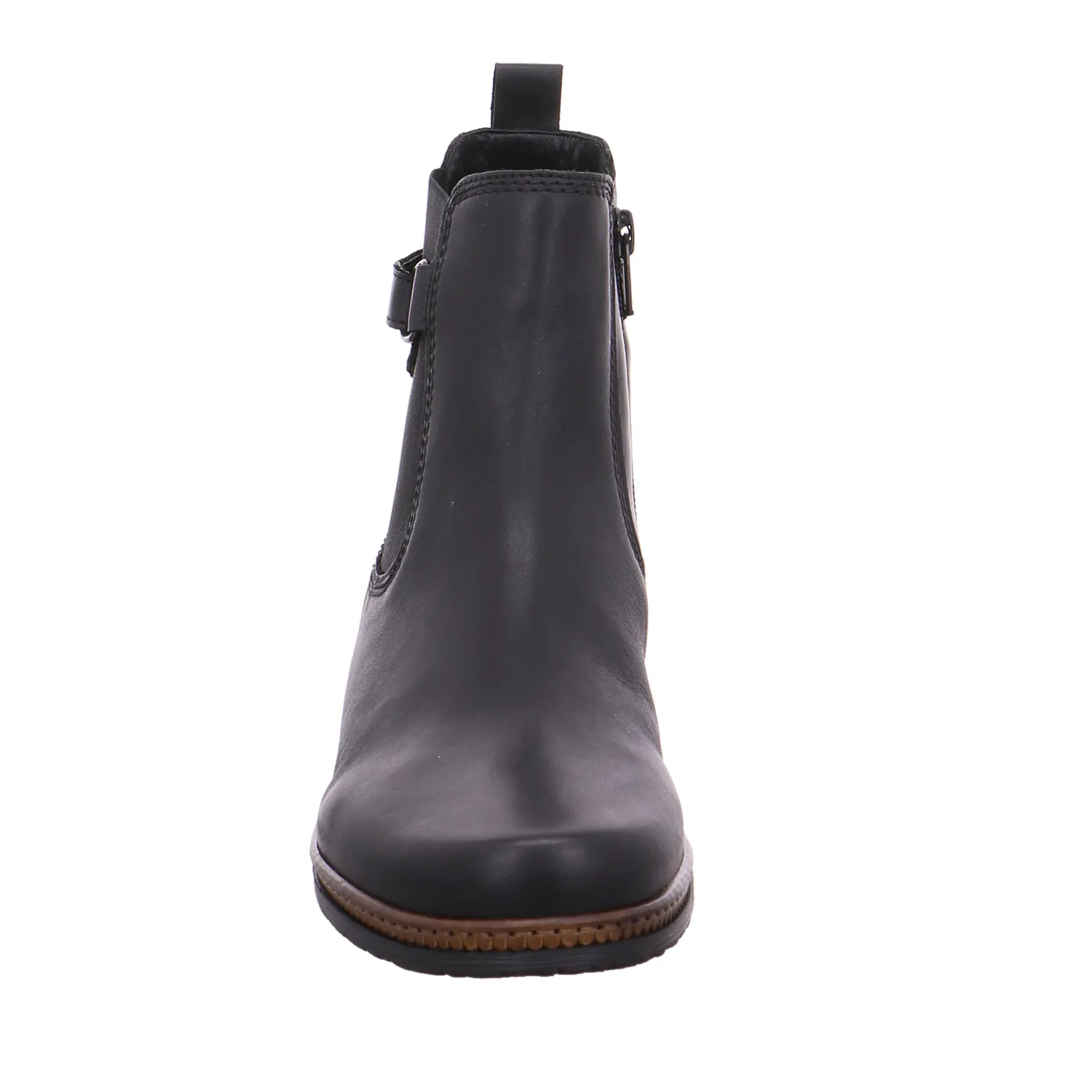 GABOR Boot Schwarz Leder
