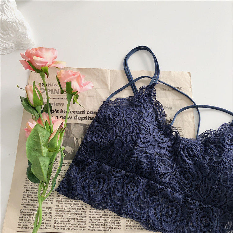 KONGER - Kanten bralette met bandjes