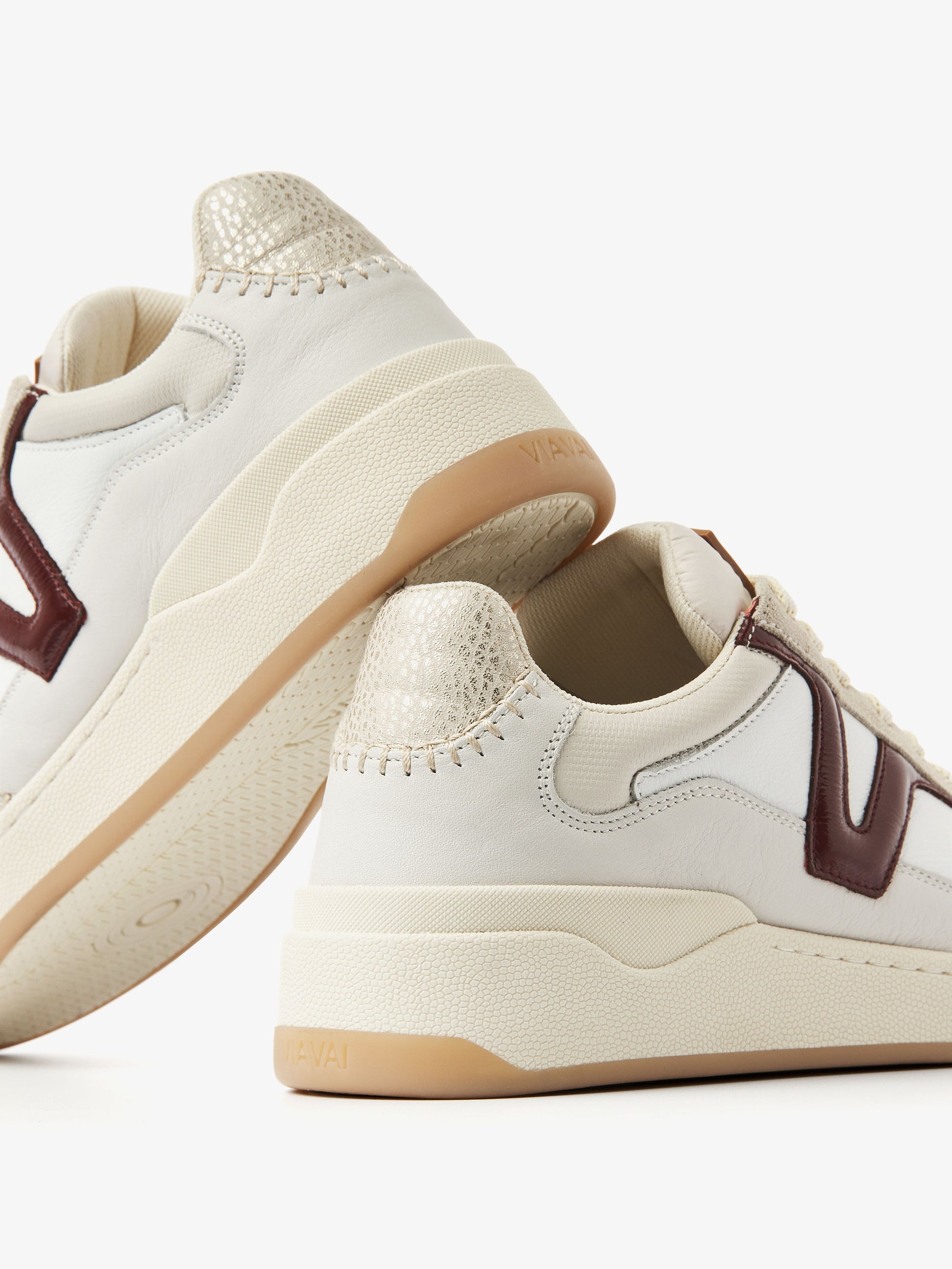 VIA VAI beige dames sneakers Sam Olivia