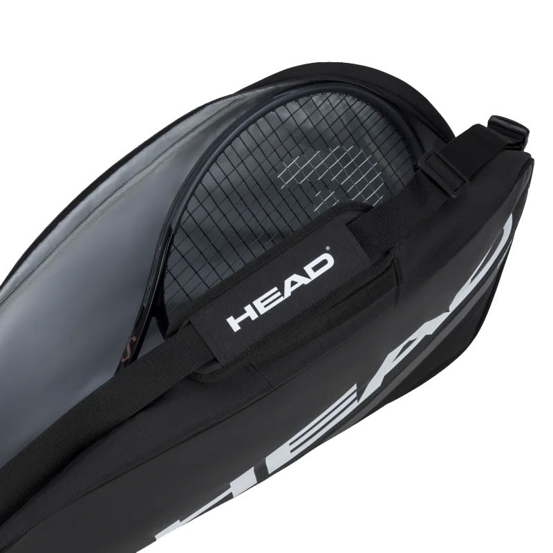 Sac de tennis Head Thermobag 3 Tour noir et blanc