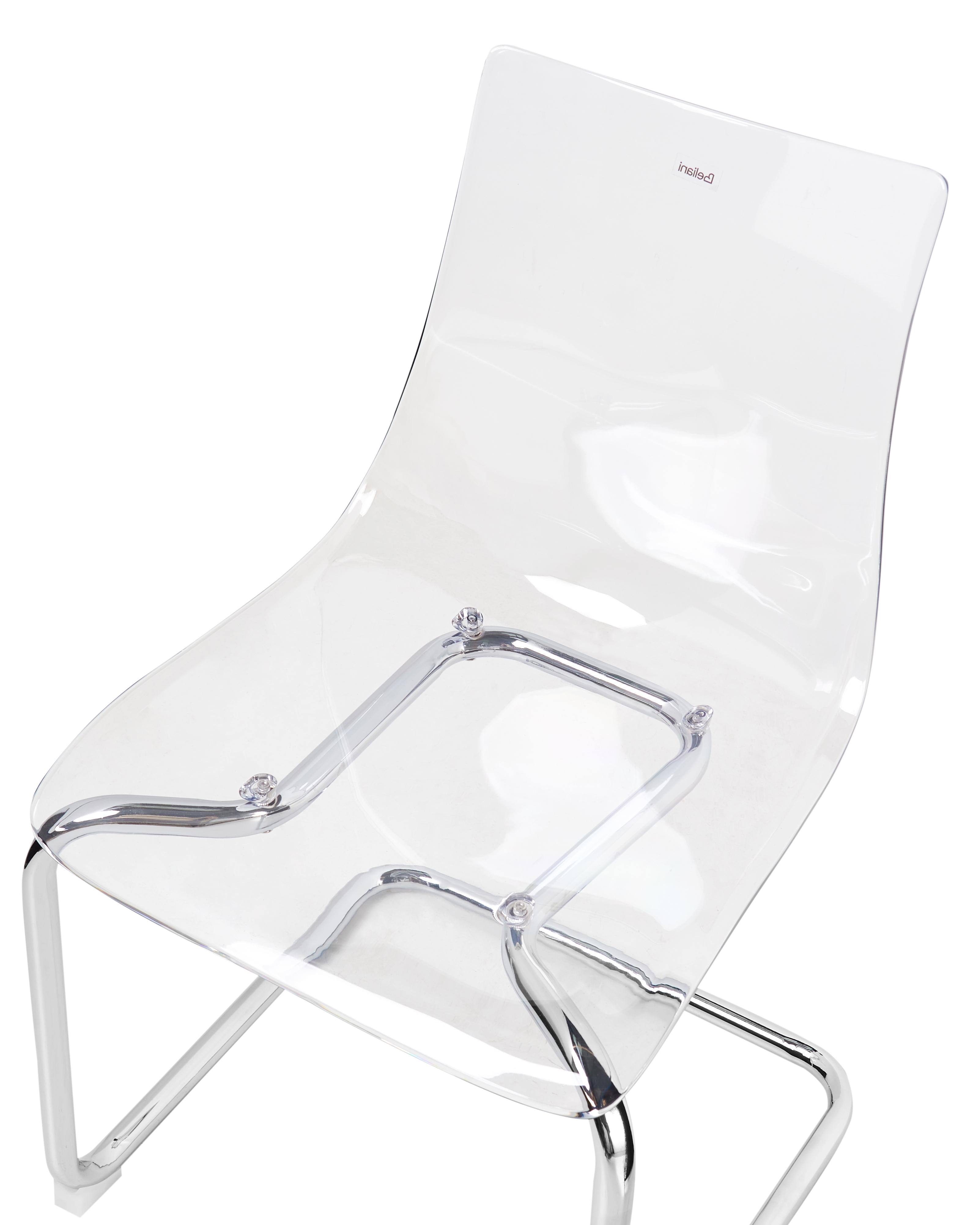 Set van 2 eetkamerstoelen MARSHALL Transparant