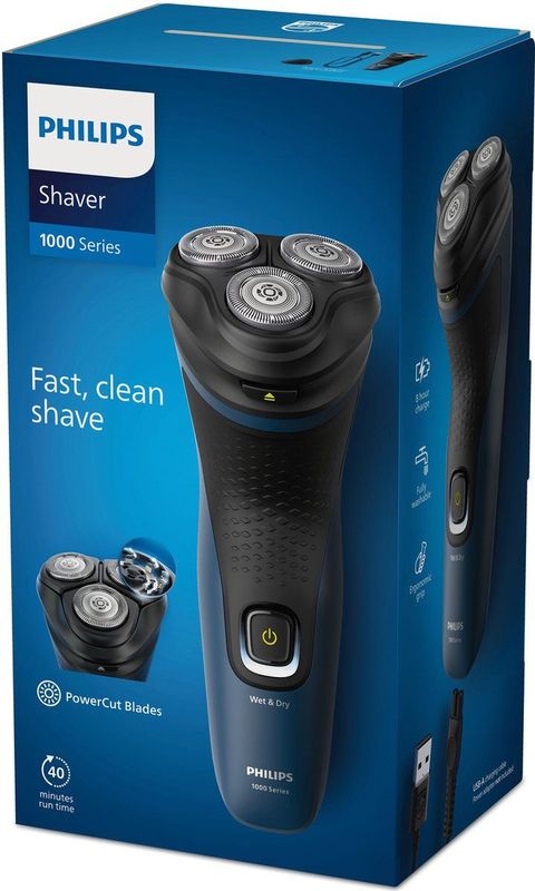 Philips - S1151/00 - Scheerapparaat - Nat en Droog Gebruik - Zelfslijpende Messen