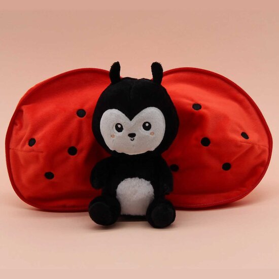 Flipetz Peluche 2 en 1 - Coccinelle & Tomate   de               Les Déglingos
