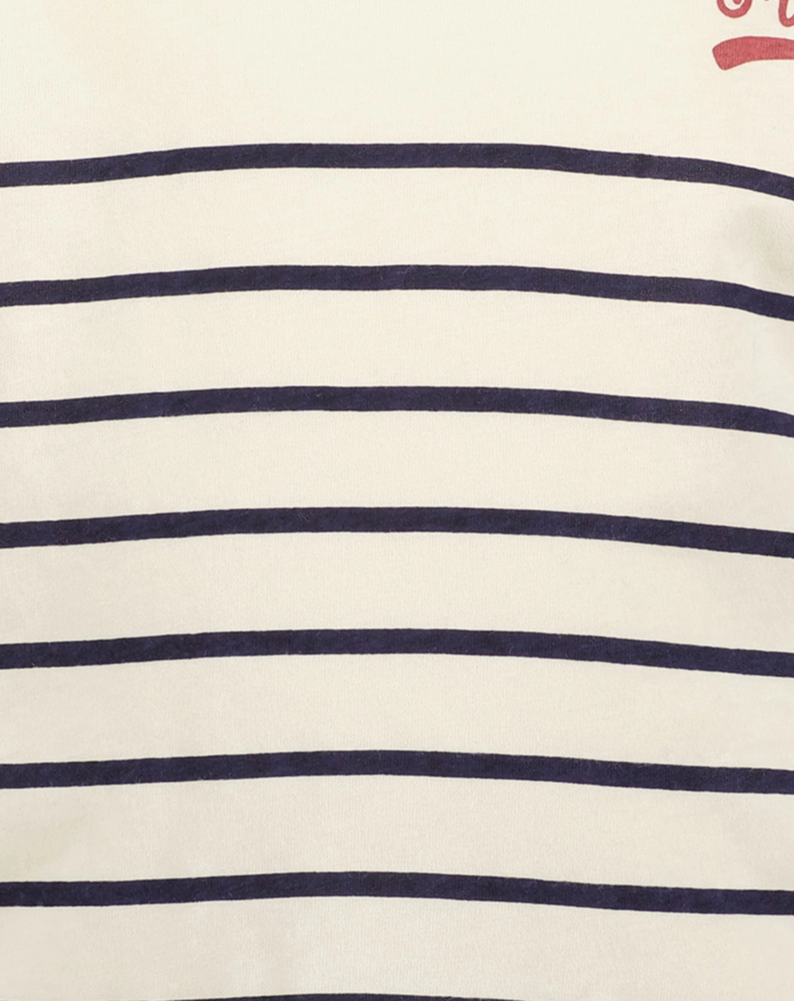 Langarmshirt OFF ROAD TRAVEL gestreift in offwhite