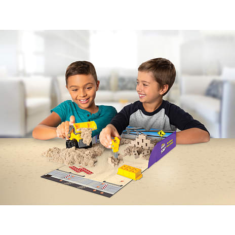 Kinetic sand - sæt med gravko og værktøj