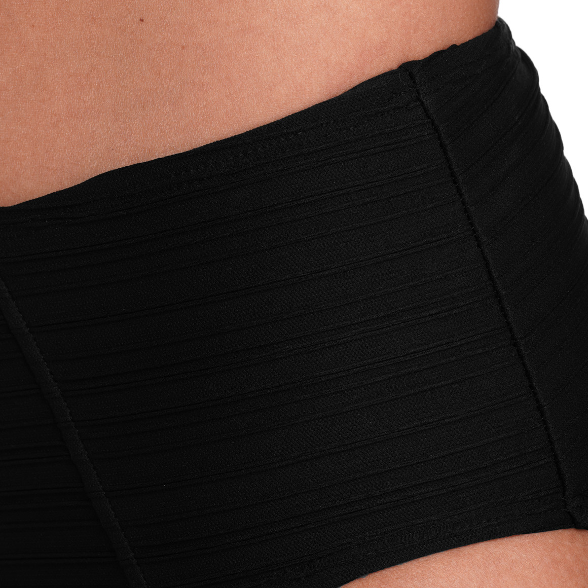 Gina Benotti Damen Shape-Bikinislip mit Streifenstruktur schwarz