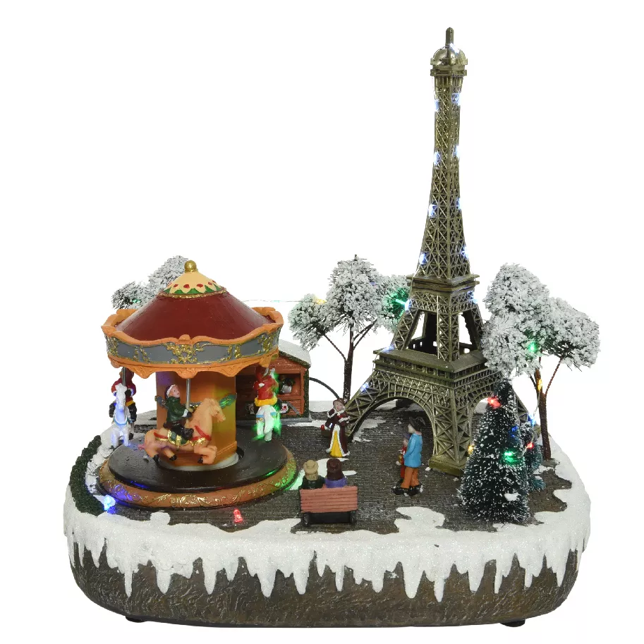 Scène de vie illuminée et musicale Paris