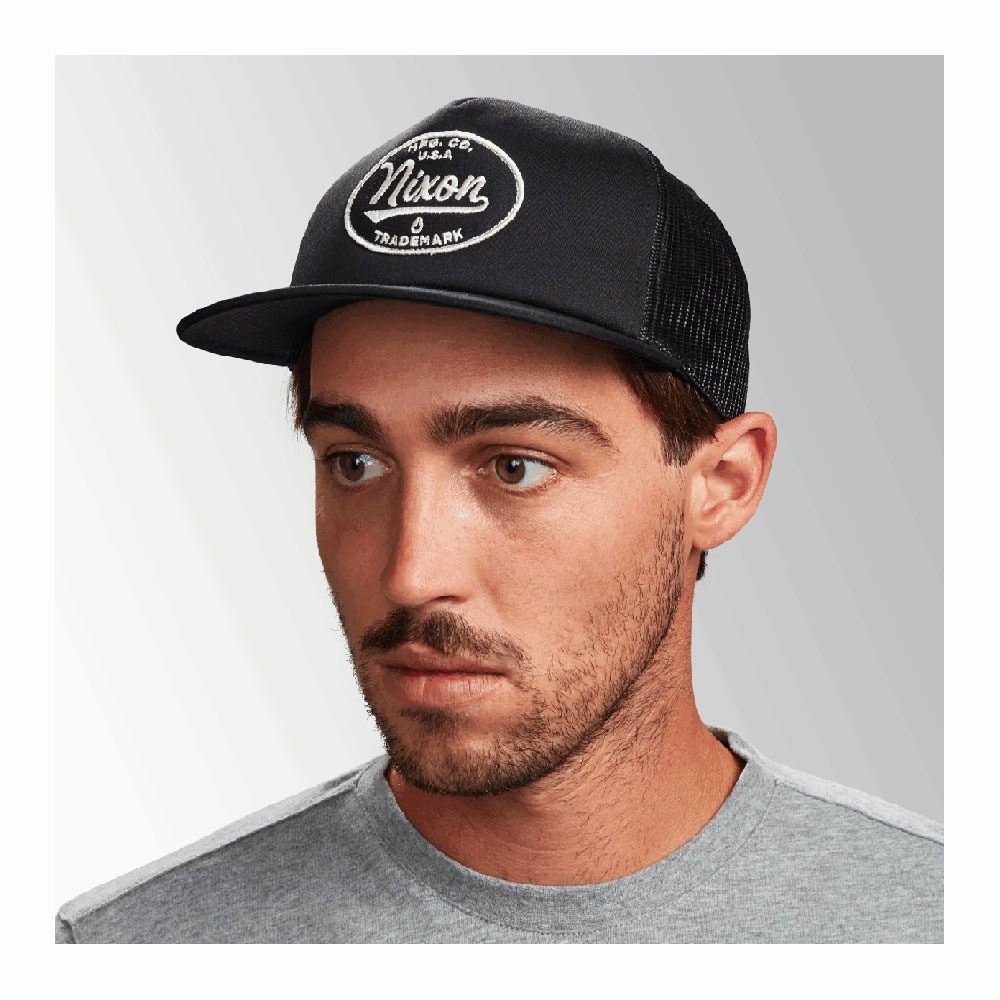 Nixon TIOGA - Casquette black/black