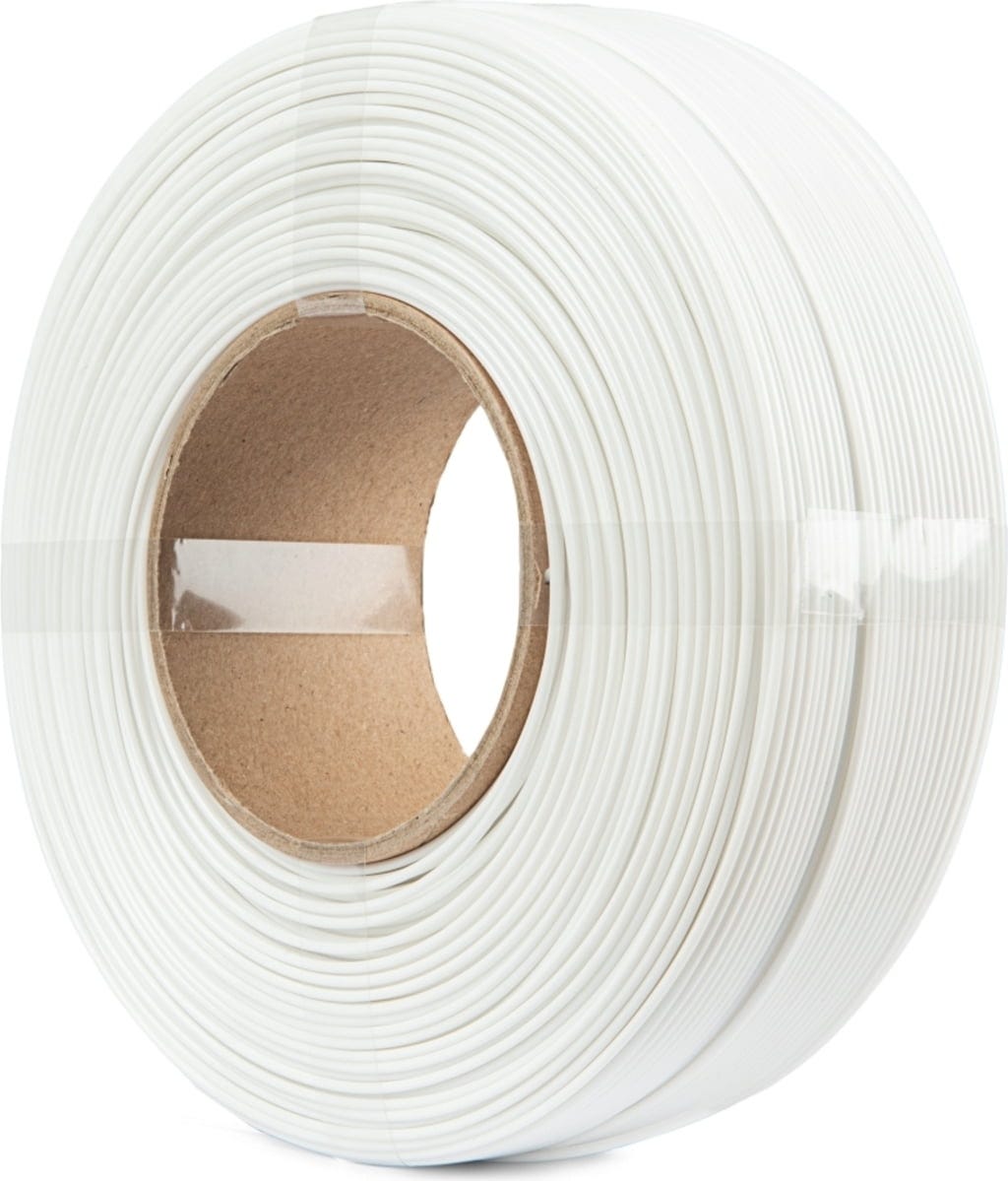 The Filament  ReFill PETG Lite White, 1,75 mm / 1000 g    Technisches PETG ohne Spule für zuverlässige Alltagseinsätze in White