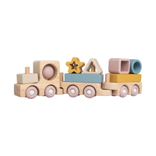 Baby's Only Speelgoedtrein - Hout - Opal