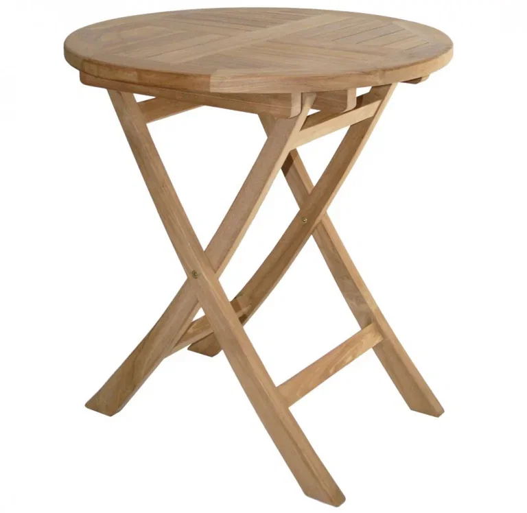Kafébord Teak Ø70 cm