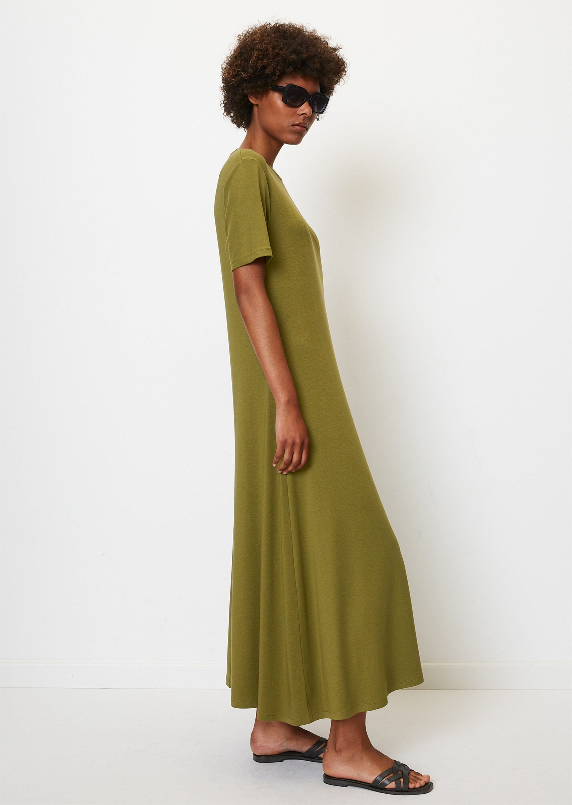 Langes Jersey-Kleidaus Tencel™ Lyocell