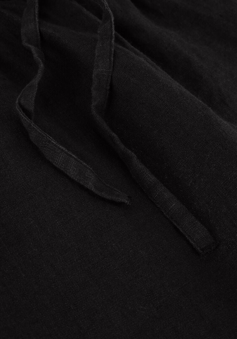 SELECTED FEMME zwarte selected femme shorts slflinnie mw linen shorts