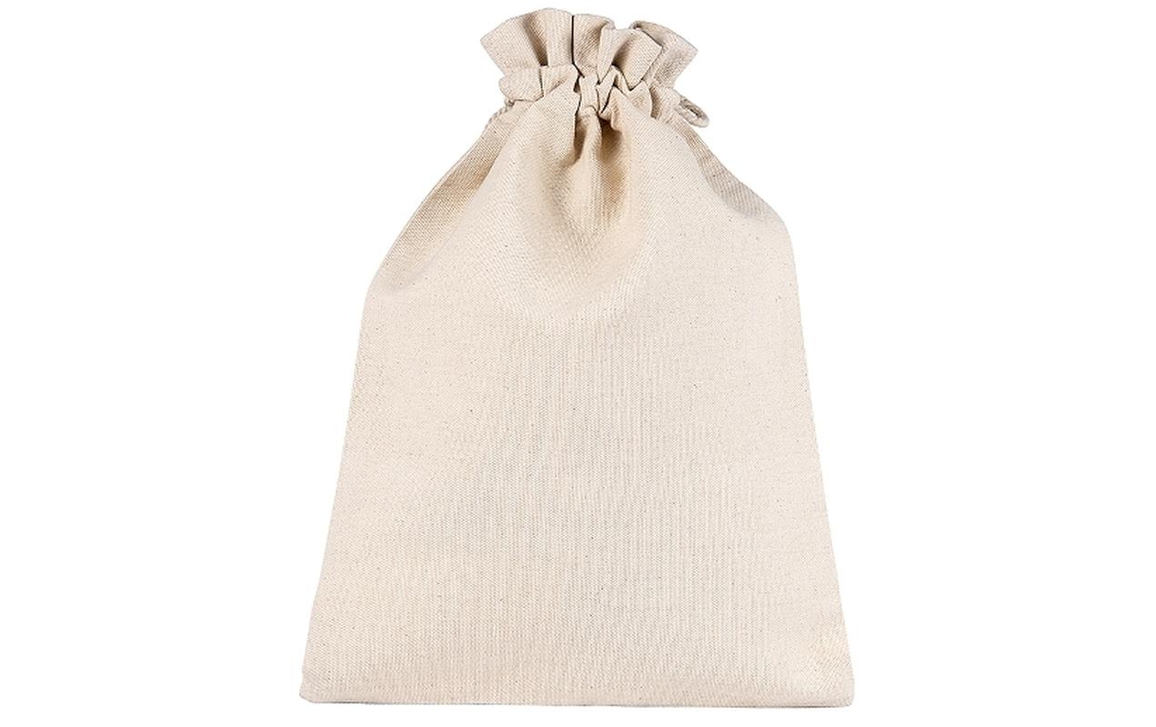 Stoffbeutel Happy Birthday 25 x 35 cm, Beige/TürkisSack für Geschenke