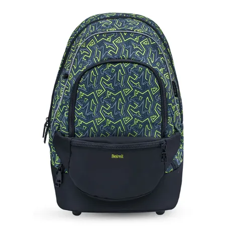 Belmil 2-IN-1 Schultasche & Gürteltasche 2-teilig Iguana