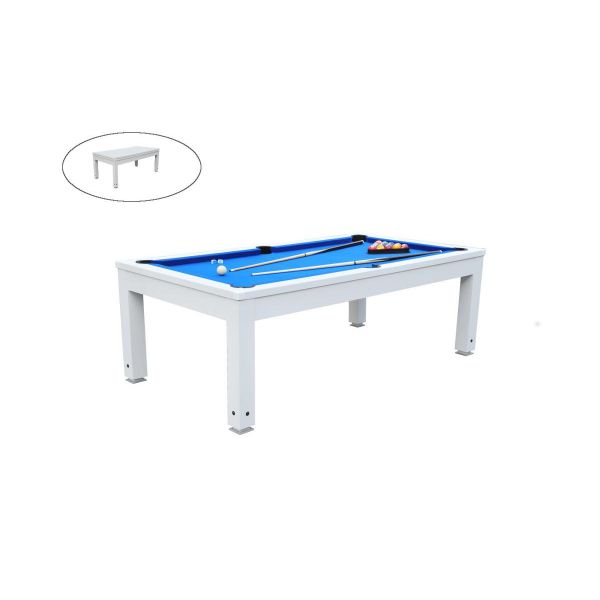 Vente Unique Mesa Convertível - Mesa de Bilhar Snooker - 207*114*79 cm