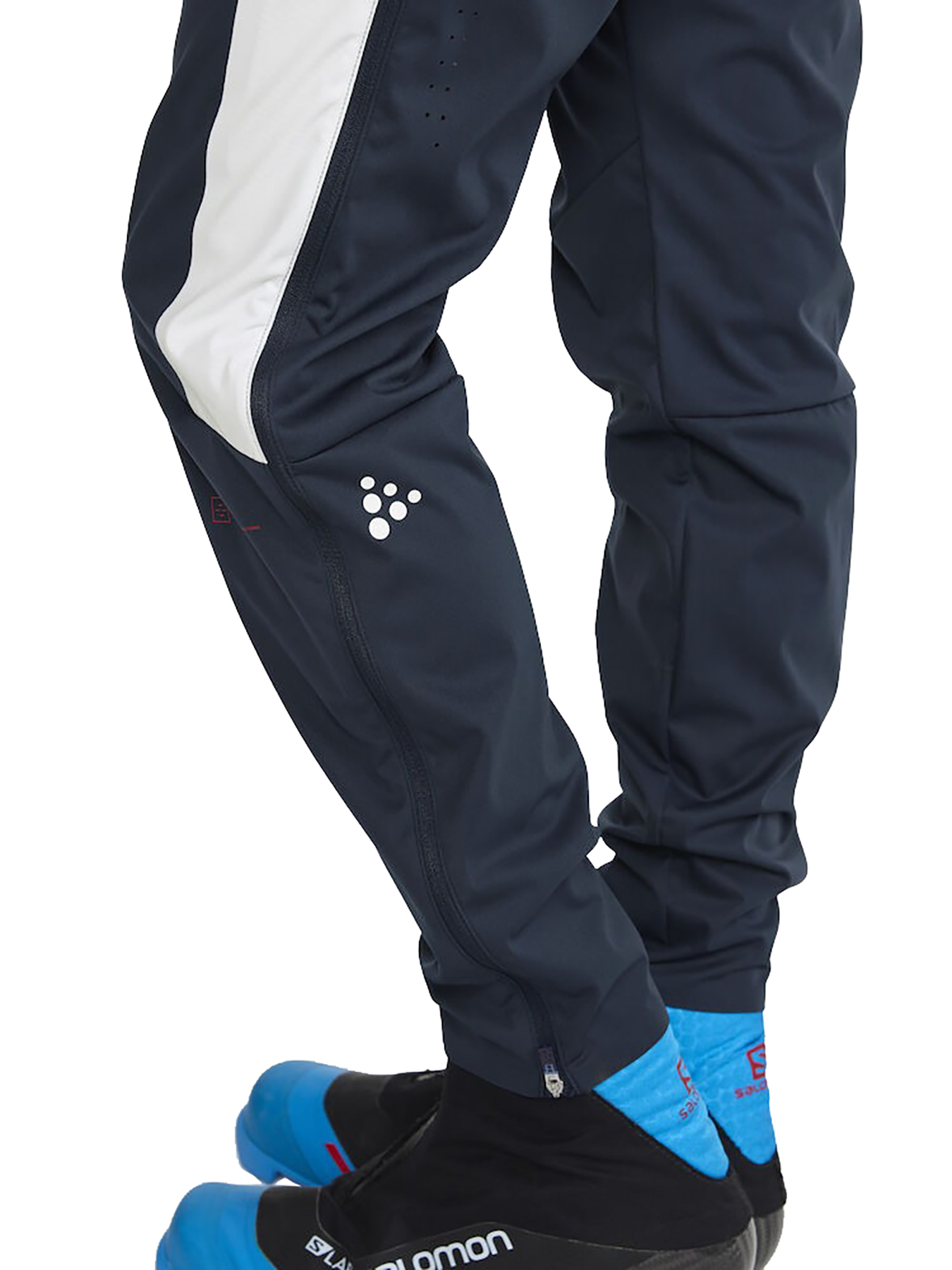 NOR Pro Nordic Race 3/4 Zip Pants Dame Blaze/White