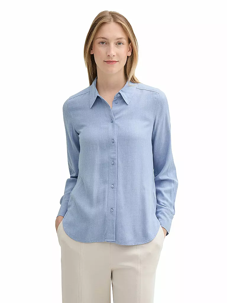 TOM TAILOR Bluse blau