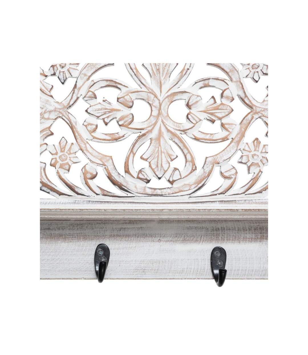 Patère & Étagère Design Holtaz 61cm Blanc