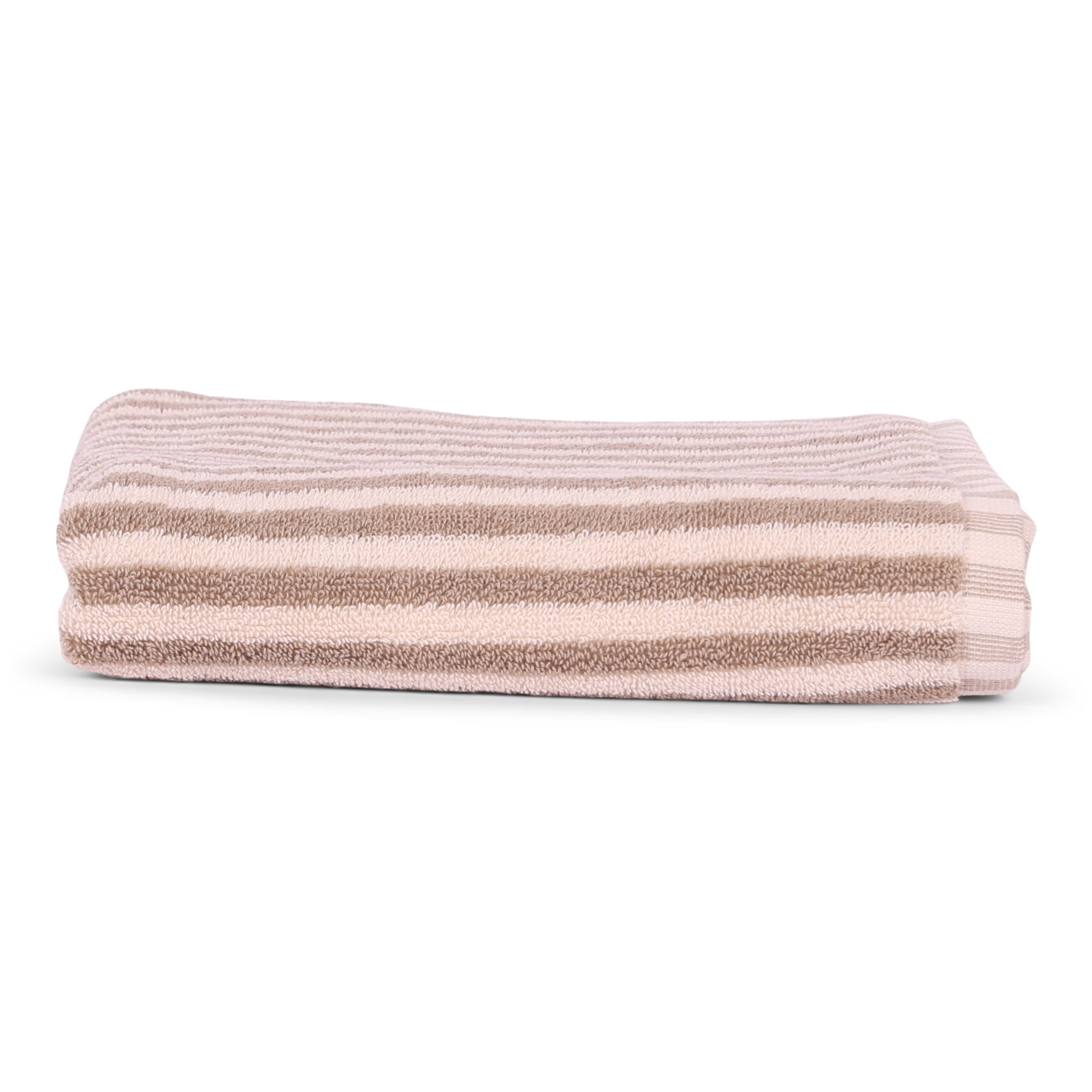 Handdoek Kate beige off white 50x100 cm