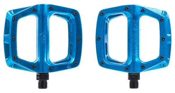 Paire de Pédales Plates DMR V8 Bleu Electrique