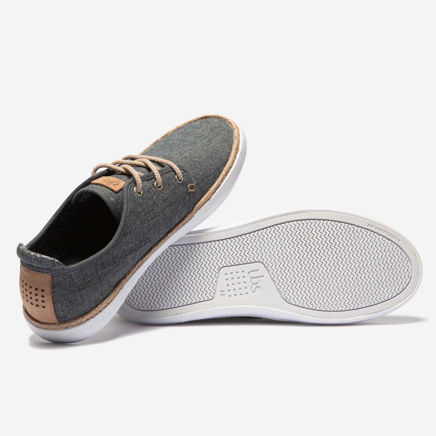 Tennis En Toile Homme Bleu