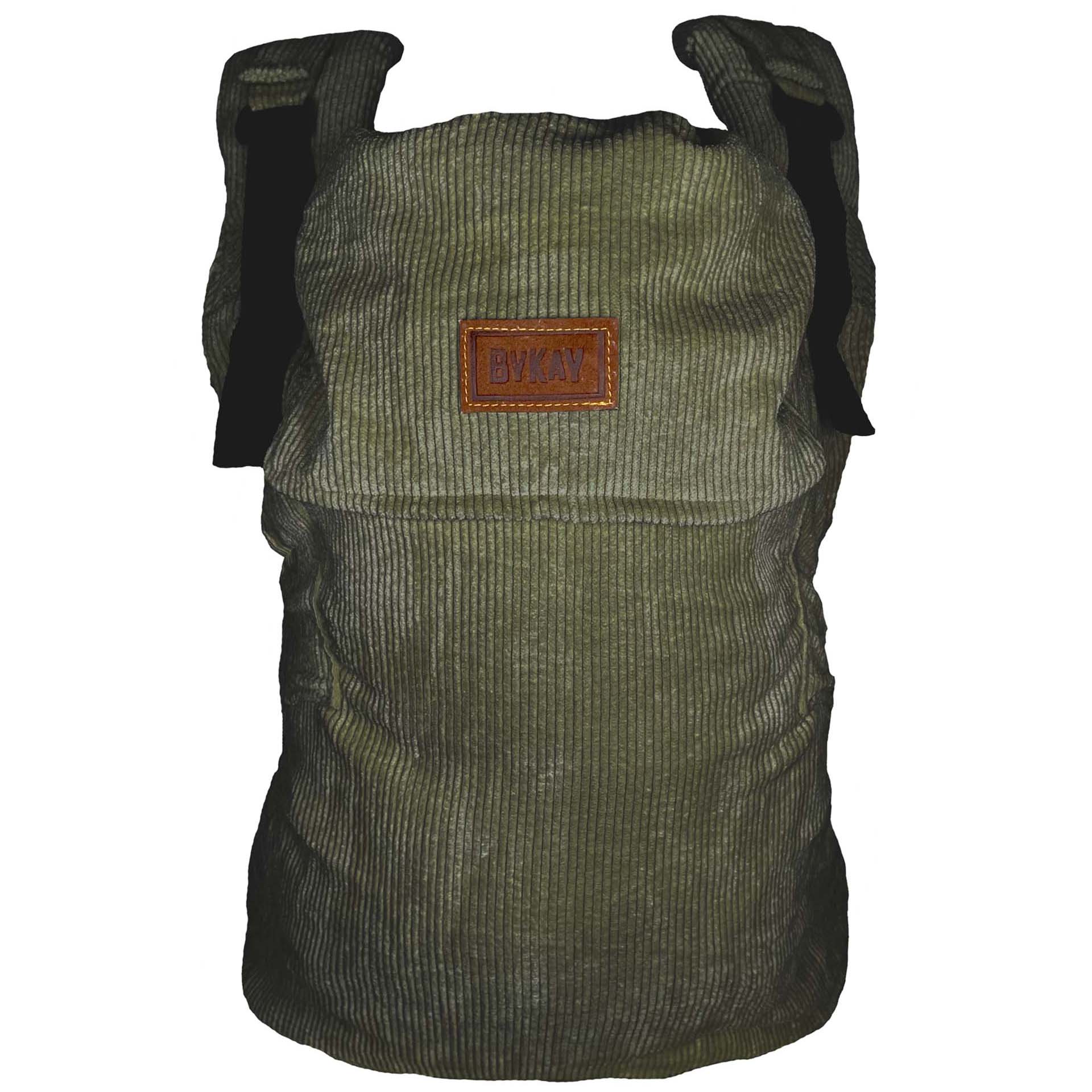 ByKay Click Carrier Deluxe Pro Ribbed Velvet Moss Green