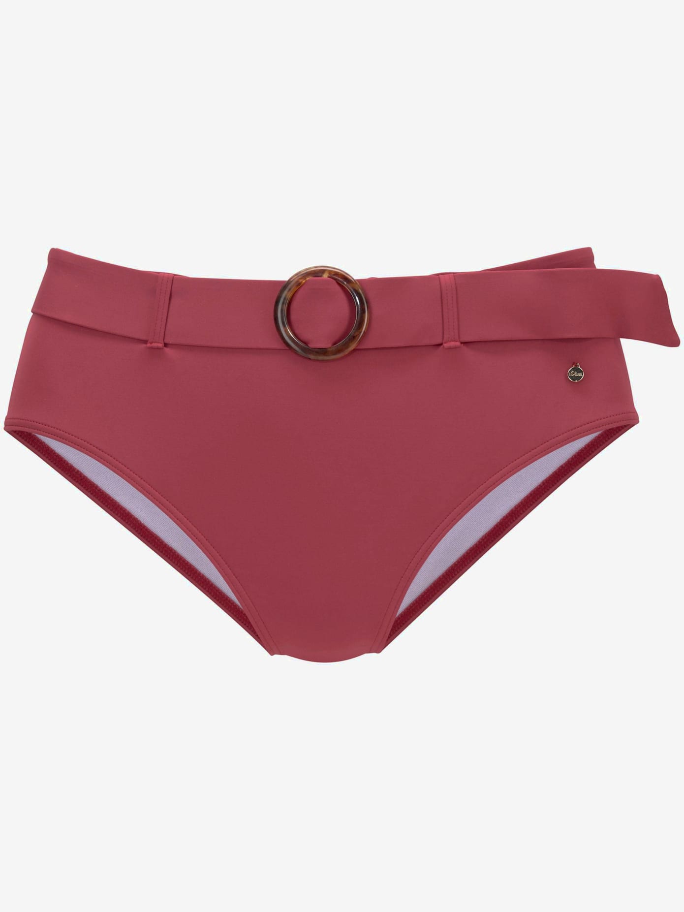 Bas de maillot de bain taille haute coupe haute