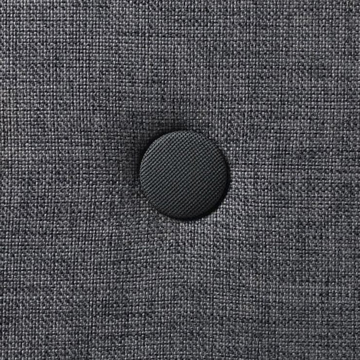 by KlipKlap KK 3 fold madras Mørk grå m. mørk grå knap